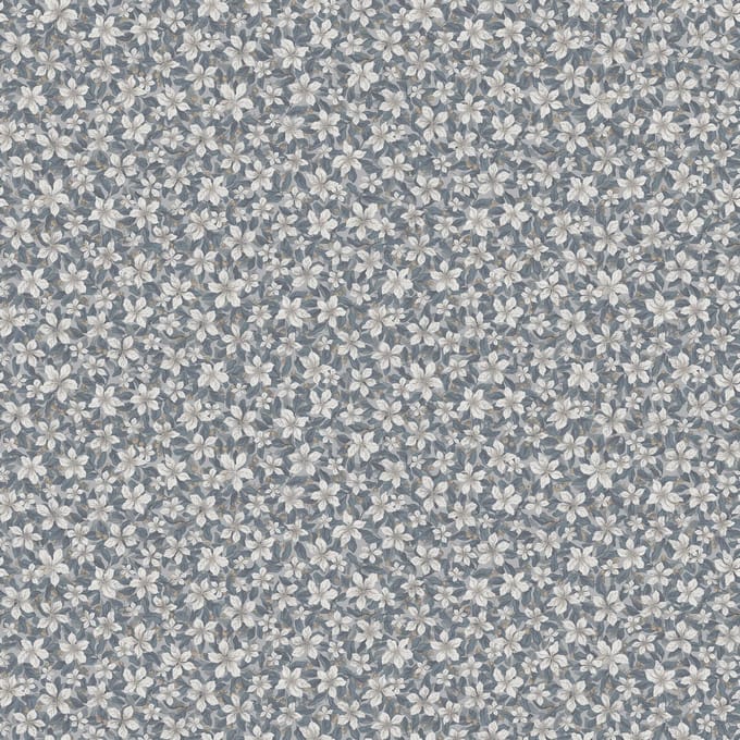 Boråstapeter Vliesbehang 3266 - Timeless Traditions - Botanisch Blauw - 53cm x 10.05m