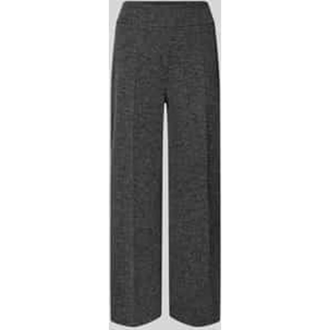 Straight leg stoffen broek met persplooien, model 'Misha work'