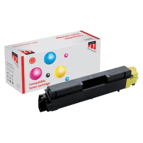 Toner quantore alternatief tbv kyocera tk-590y Geel