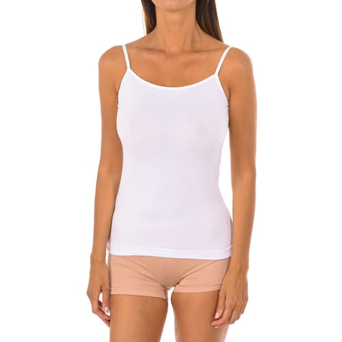 Dames Bamboe Dunne Band Onderhemd Q700