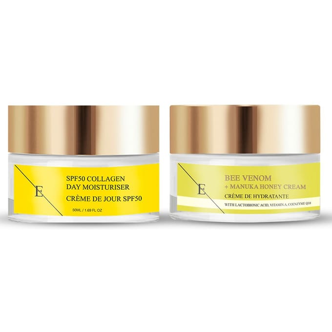 Bijenvergif + Manuka Honing Crème 50ml + SPF50 COLLAGEEN DAGCRÈME 50ML