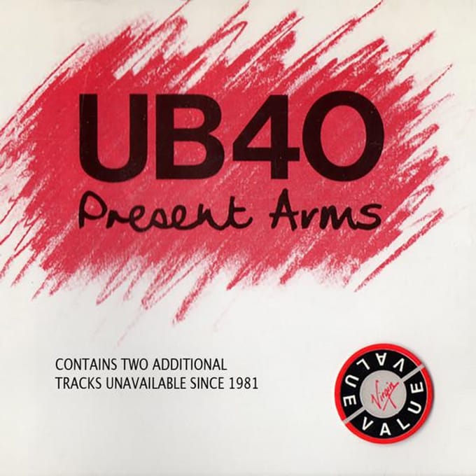 CD UB40  Present Arms DEPCD1 Dep Internation 1985 VK Reggae Ska  Dub Gebruikt black