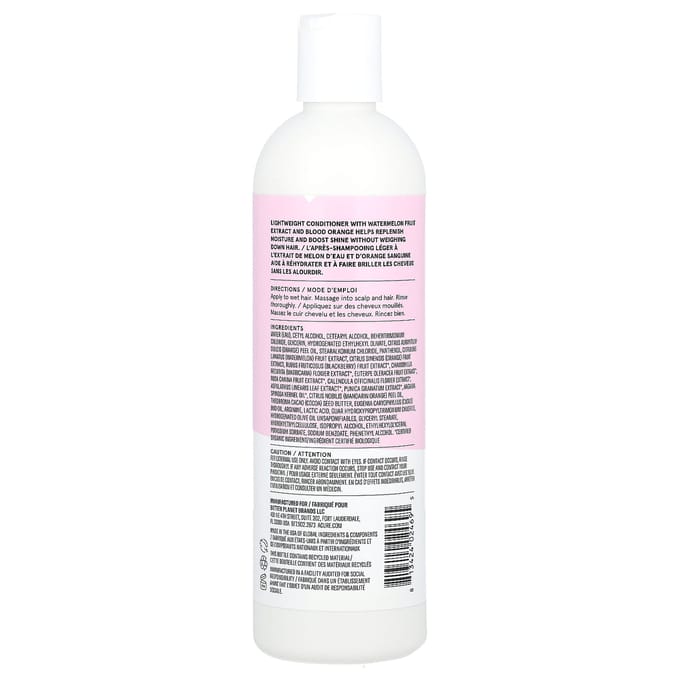 ACURE, Après-shampoing Balance + Reset, Convient à tous les types de cheveux, Extrait de pastèque et orange sanguine, 12 fl oz (354 ml) white