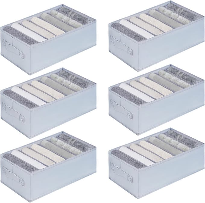 Kast Organizer 6 Stuks voor Kleding, Lade Organizer en Opbergsysteem