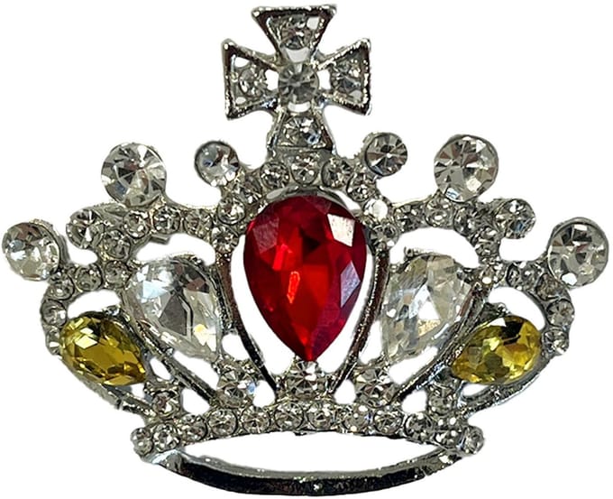 Oeteldonk pin - Kroon met diamanten