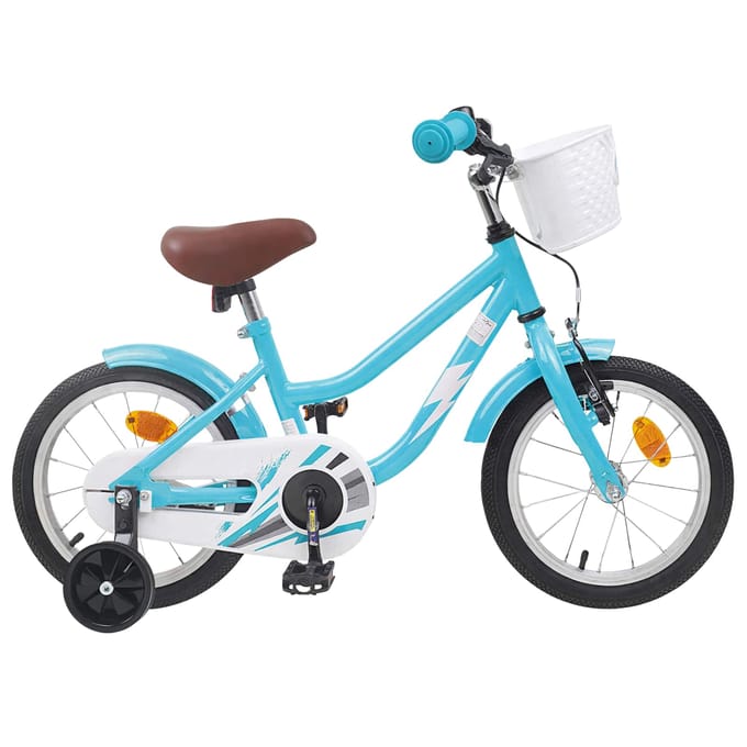 vidaXL - Kinderfiets - 14 - Inch - voor - 3-5 - jaar - oud - Lichtblauw
