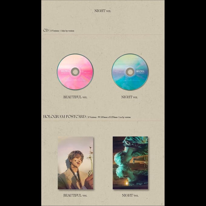 YESUNG - Beautiful Night Fotoboek Ver. Album 1EA gray