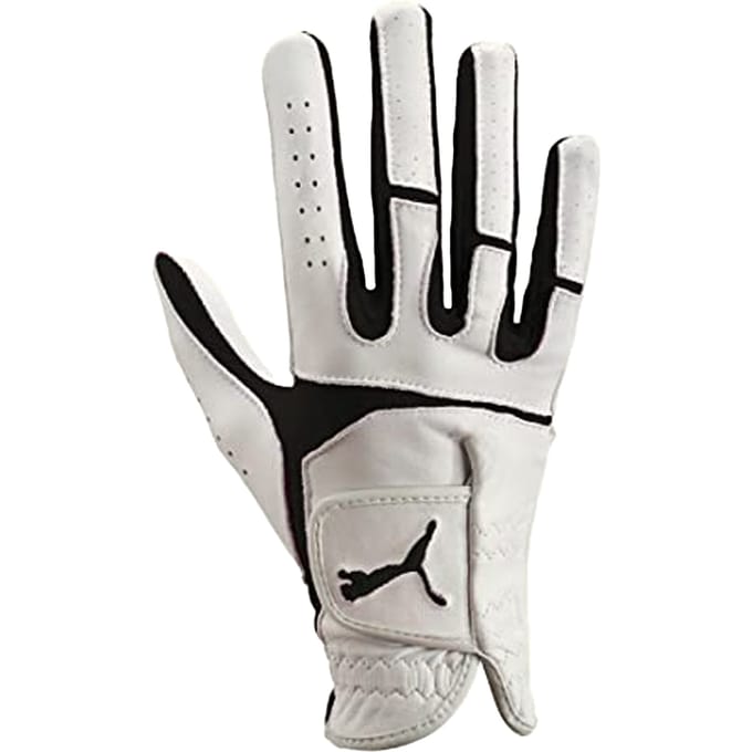 Puma Rechterhand Leren Flex Lite Performance Golfhandschoen Dames Wit 908184 01