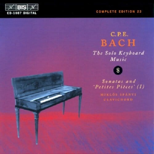 Miklós Spányi - C.P.E. Bach: Solo Keyboard Music Vol 8 (CD)