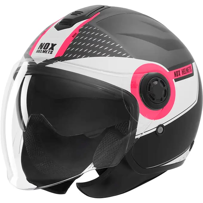 Jet motorhelm Nox Premium N182 Round
