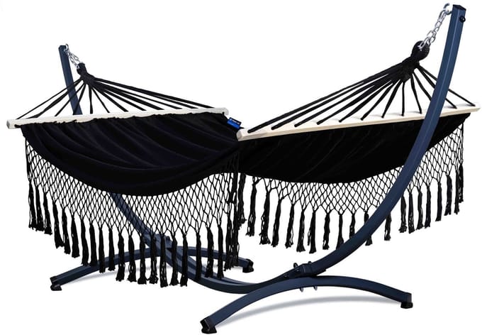 Potenza Grande - hangmat met standaard - 2 persoons - Wit