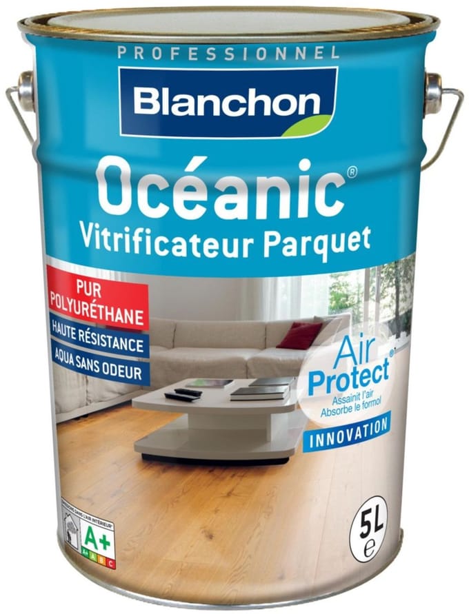 Blanchon Océanic vitrificateur de parquet Bois Brut 5L