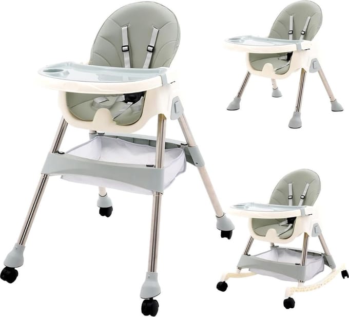 VELTRR® Kinderzetel - Eetstoel Baby 6 Maanden en Ouder - Kinder Eetstoel - Kinderstoel - Inklapbare Eetstoel