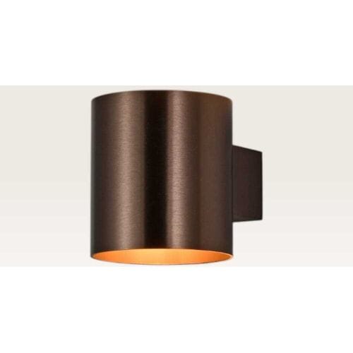 LUSENZ Wandlamp Pyxis bronzo - G9-fitting - Cilindervormig - Minimalistisch design - IP20 voor binnen