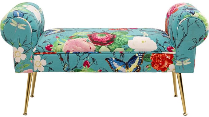 Bank Wing Flower Fever blauw Kare Design