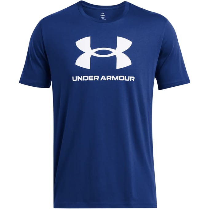 Under Armour Sportshirt Heren - Blauw - Katoen