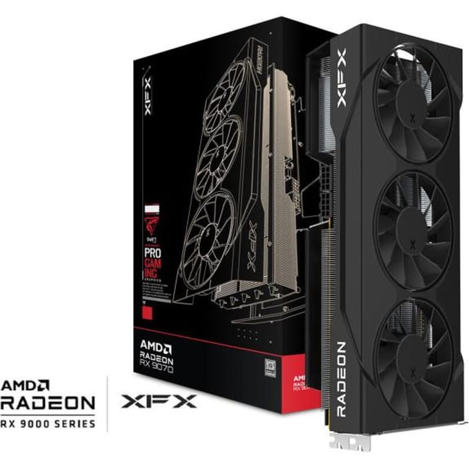 carte graphique XFX Swift RX 9070GRE Trip F.G. 12 Go