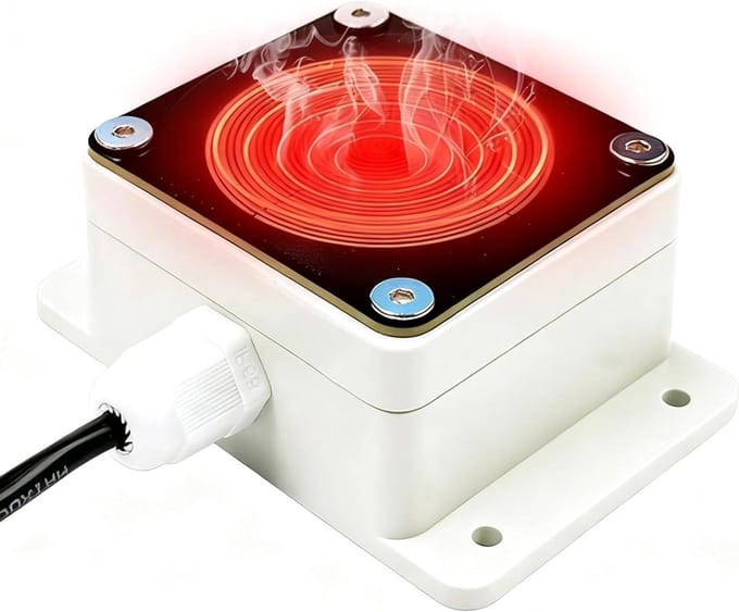 Regen en Sneeuwsensor - Weerdetector - Milieu Bewaken - Automatische Verwarming - IP68 - Grijs