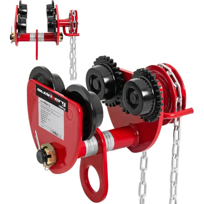 Loopkat - handmatig - 1000 kg - ketting van 3 m - Steinberg Systems