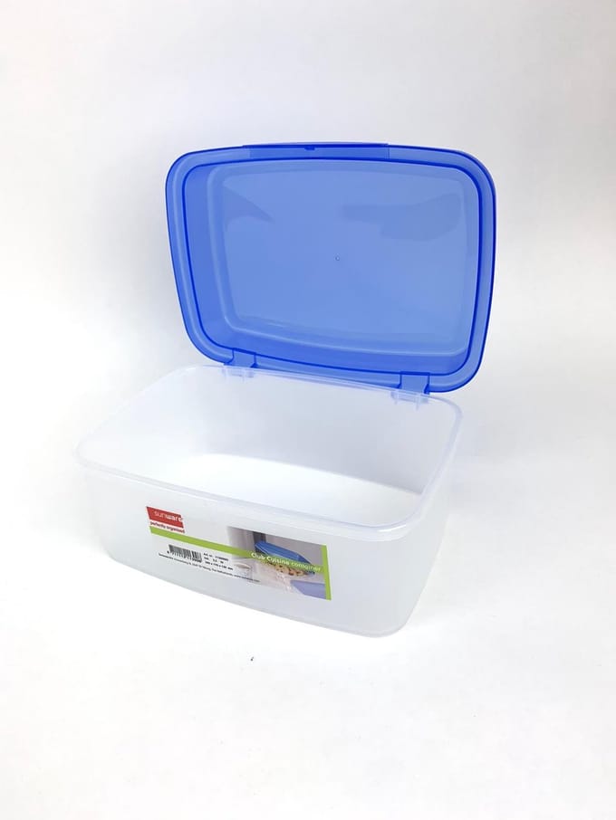 Sunware Club cuisine voorraaddoos - 3.5L - transparant/blauw