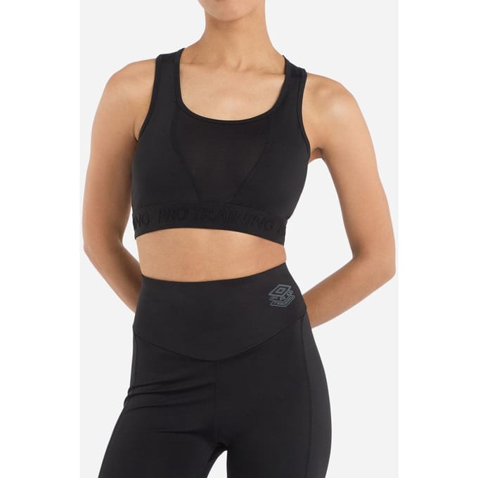 Umbro Dames/Dames Pro Training Sportbeha (Zwart)
