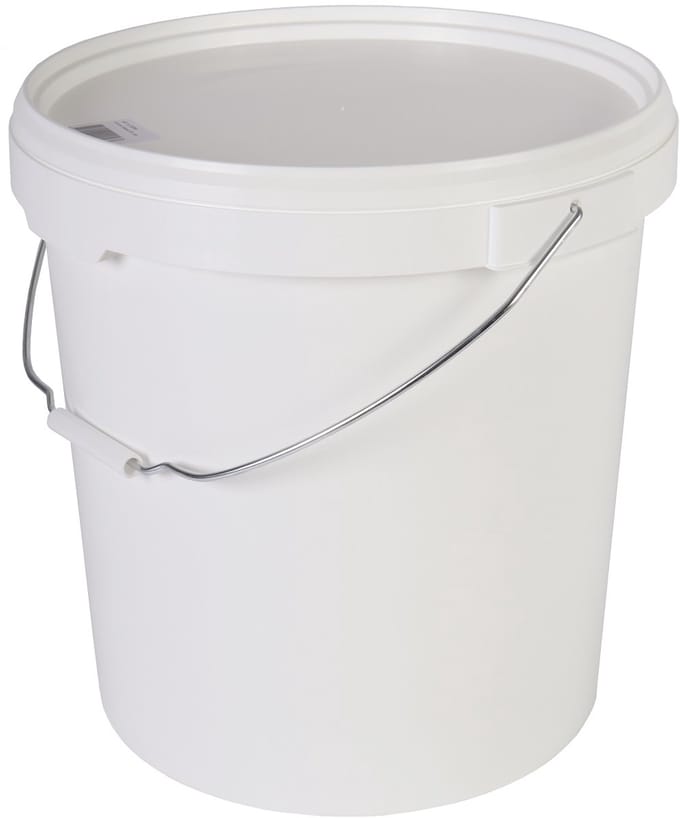 Talen Tools - Emmer - Met deksel - Wit - 30L