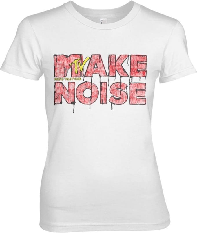 MTV Dames Tshirt -S- Make Noise Wit