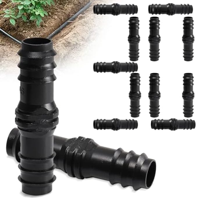 Solidchoice - 30 Stuks 16mm Slangconnectoren voor Tuinirrigatie