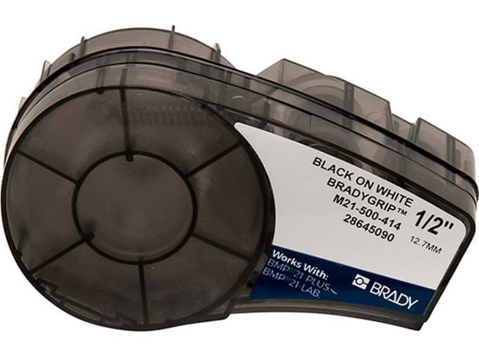 Brady M21-500-414 Etiket Zwart op wit