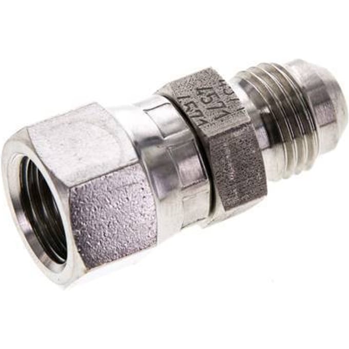 JIC Nippel UNF 9/16''-18 Mannelijk X Vrouwelijk RVS 275bar (3863.75psi)