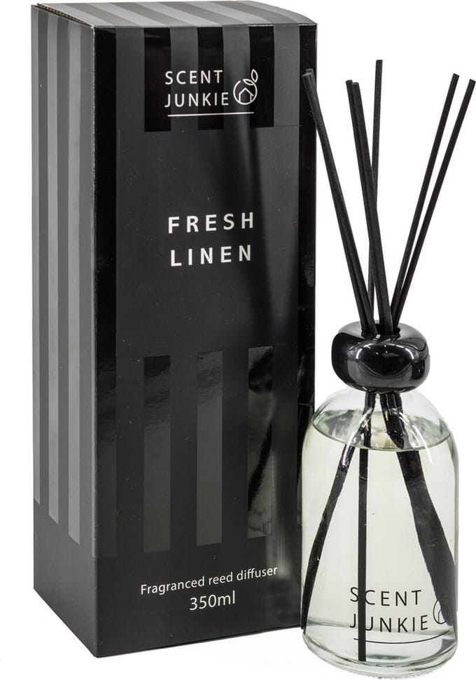 HomeBound by KY | Scent Junkie Geurdiffuser Fresh Linen | geurstokjes