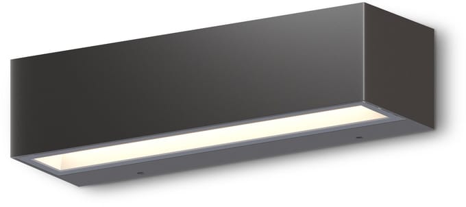 Calex Modena Wandlamp - Downlight - Buiten & Binnen - Geïntegreerd LED - Warm Wit Licht - 26cm - Waterdicht - Zwart