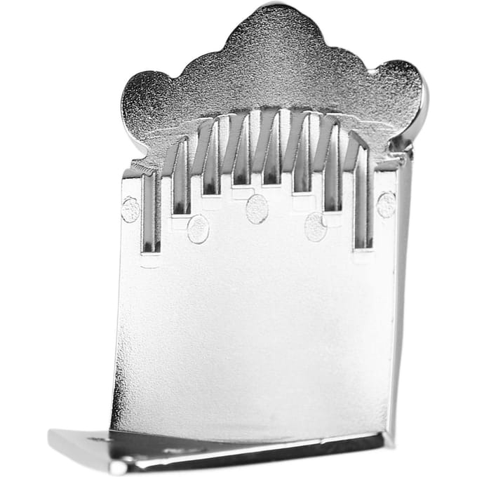 Mandoline Staartstuk 8 Snarig Brug Zinklegering Instrument Accessoire voor Vervanging gray