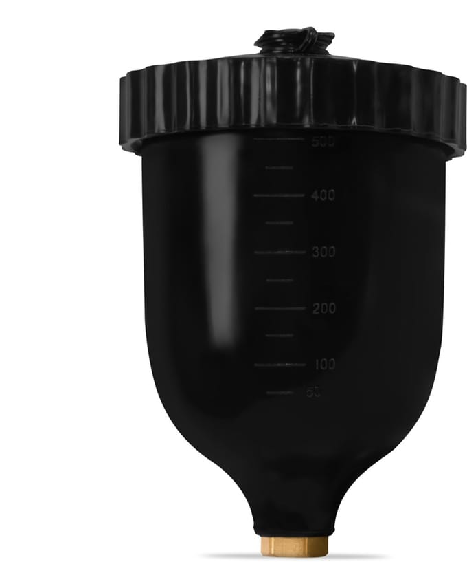 VONROC Verftank - 600ml - voor PRO Verfspuit SG504CA