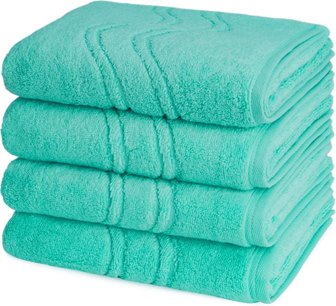 Ross Dames en Heren 4 X handdoek - per set Cashmere feeling