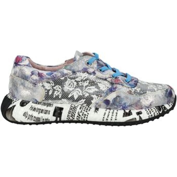 Laura Vita dames sneaker blauw multi