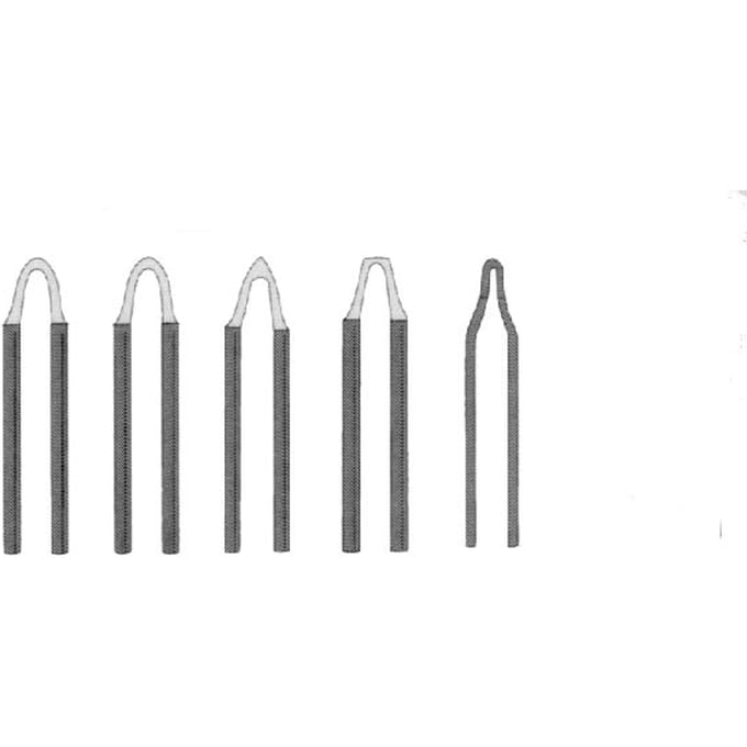 Set van brandende lussen, 5 stuks