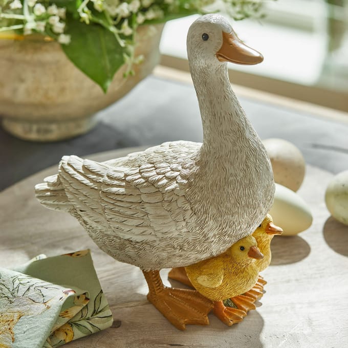 LOBERON Decoratieve gans Sunnyo wit