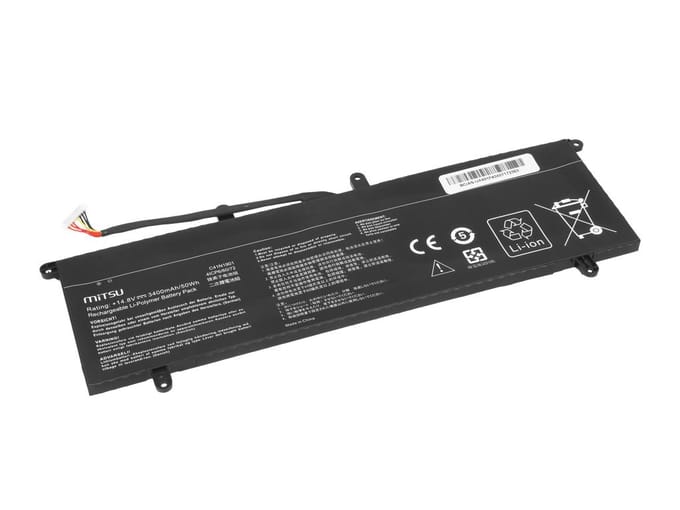 Mitsu ZenBook Duo C41N1901 Serie - Batterij - Asus ZenBook Duo 14 UX481