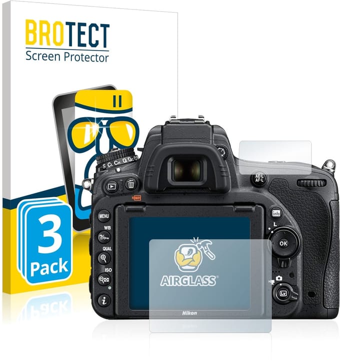 Screenprotector 3 Stuks voor Nikon D750 Beschermglas transparant