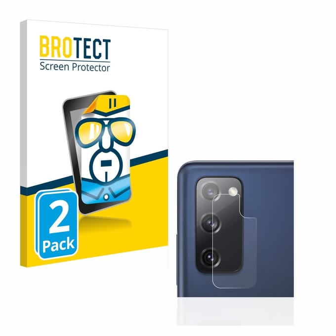 BROTECT - Screenprotector voor Samsung Galaxy S20 FE / 5G (Camera) - Folie Beschermfolie transparant 2 Stuks