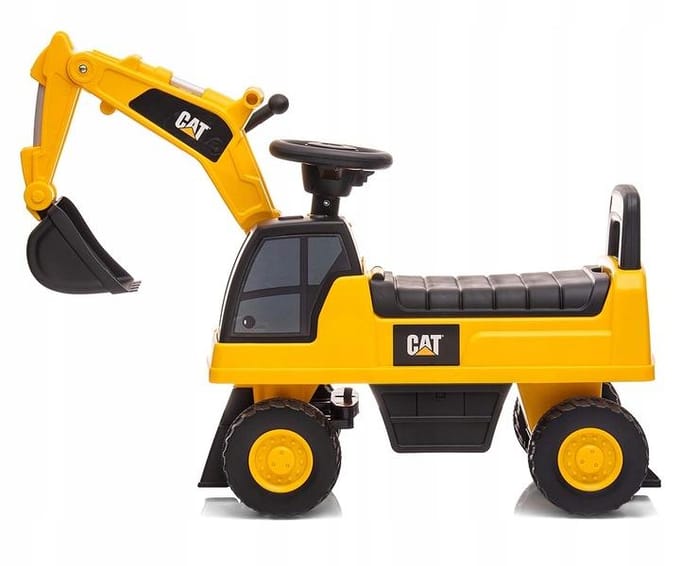 Milly Mally CAT Excavator loopauto met geluid - Rijder