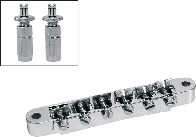 Boston B-165-C Chromen Tune-o-Matic Brug voor E-Gitaar