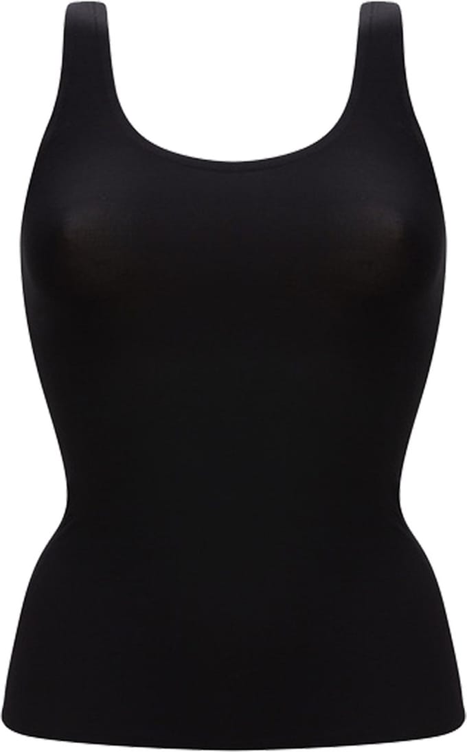 Chantelle - SoftStretch - Tank Top - One Size - voorgevormd - naadloos - onzichtbaar - ZWART
