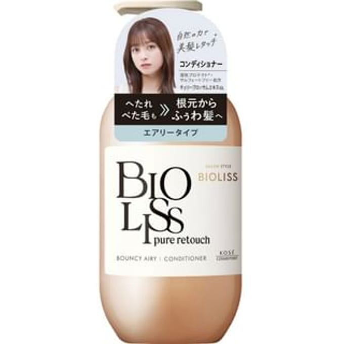 Kose - Bioliss Pure Retouch Bouncy Airy Conditioner 480ml