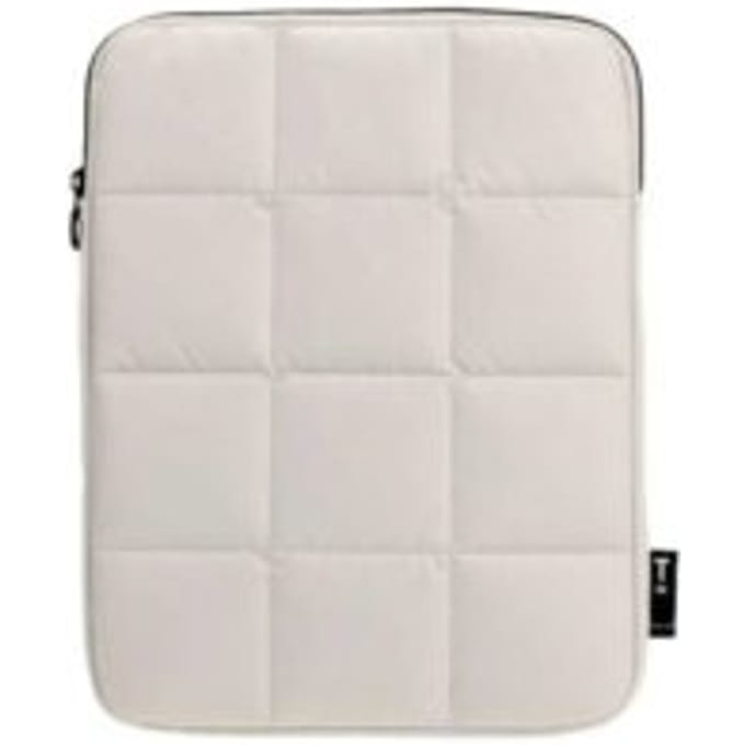 Tinne + mia laptoptas, 13", senna puffy, wit