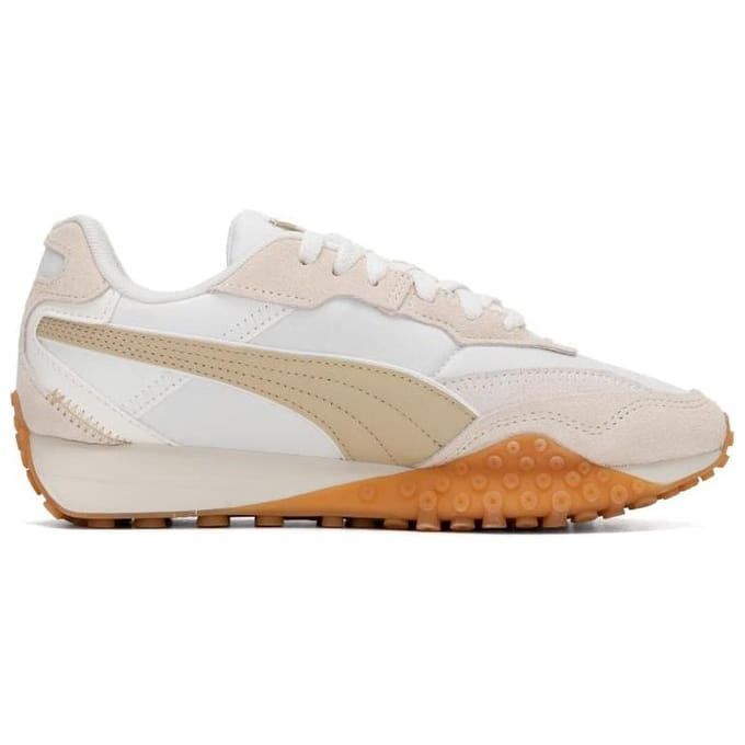 Puma Blktop Rider Mode Polyvalent Respirant Léger Chaussures Décontractées Basses Unisexe sneaker Blanc Marron 401440-04 44 beige