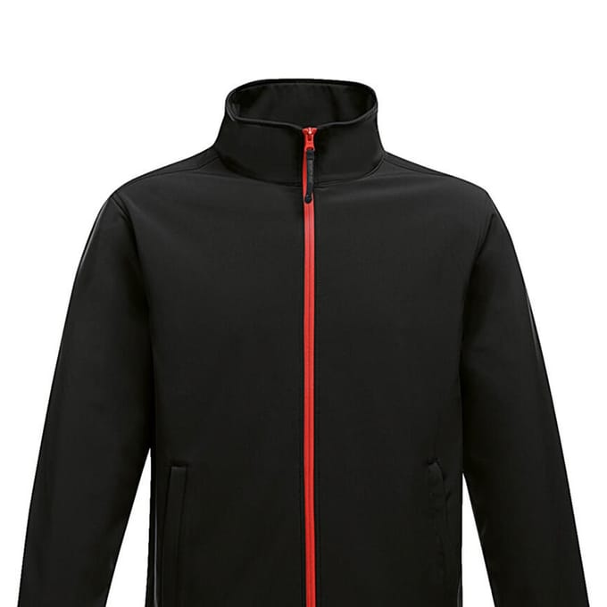 Regatta Dames/Dames Ablaze bedrukbare Soft Shell jas (Zwart/Klassiek Rood)