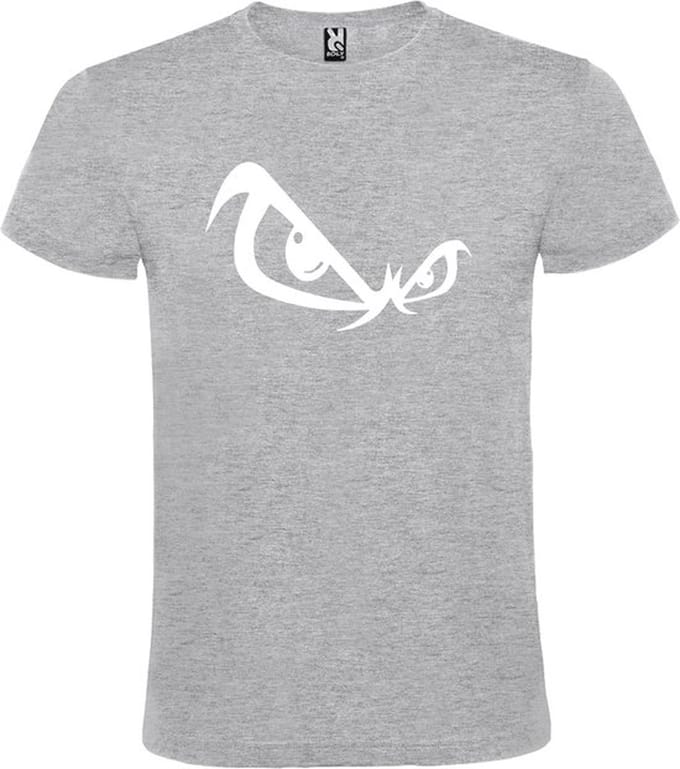 Grijs T-shirt ‘No Fear’ Wit Maat S