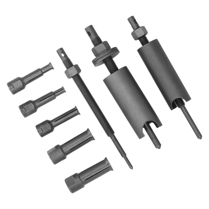 Kit Extracteur de Roulements Internes Matériau Acier Portable Durable Outil Extracteur de Roulements Internes de Moto black